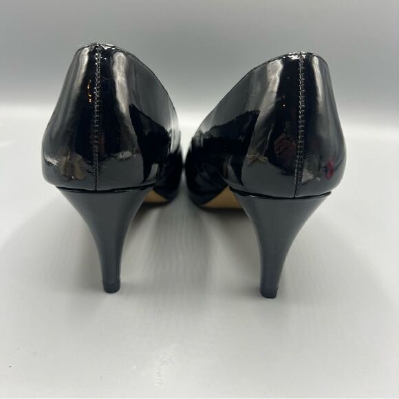 Bandolino Black Open Toe Heels Pumps - Picture 4 of 9
